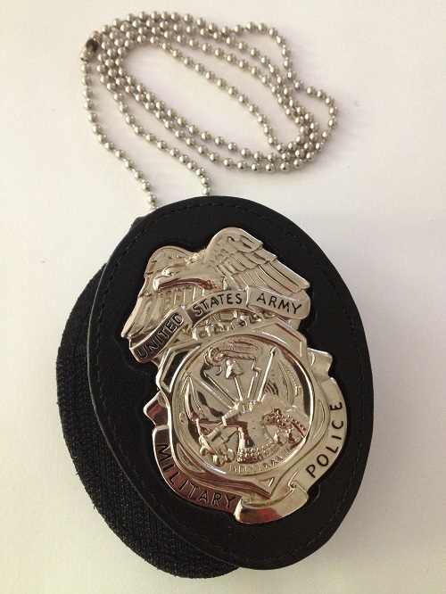 U.S. Navy® Badge Holder - Square- Logo - Belt Clip